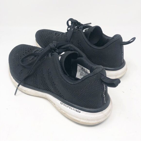 APL | Athletic Propulsion Labs Black White TechLoom Pro Sneakers Women’s Size 8 - Picture 5 of 11